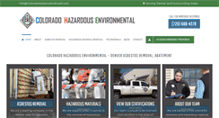 Desktop Screenshot of coloradoasbestosandlead.com